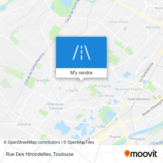 Rue Des Hirondelles plan