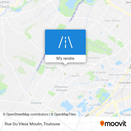Rue Du Vieux Moulin plan