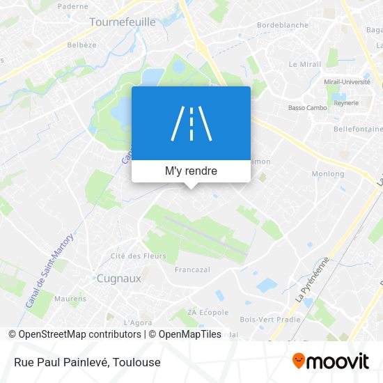 Rue Paul Painlevé plan