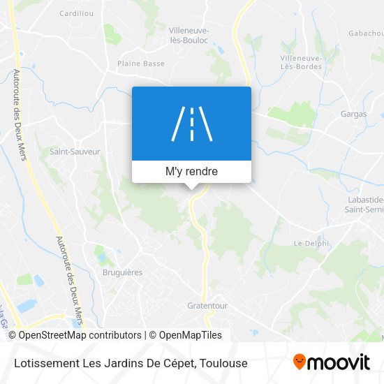 Lotissement Les Jardins De Cépet plan