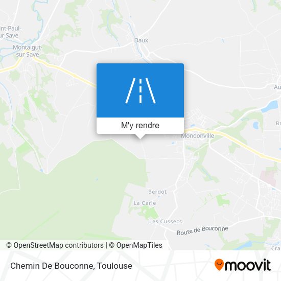 Chemin De Bouconne plan