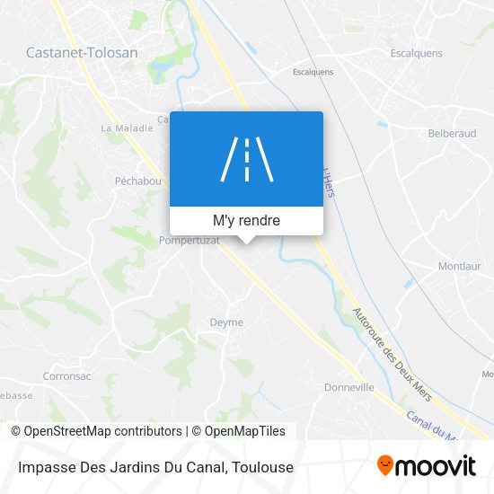 Impasse Des Jardins Du Canal plan