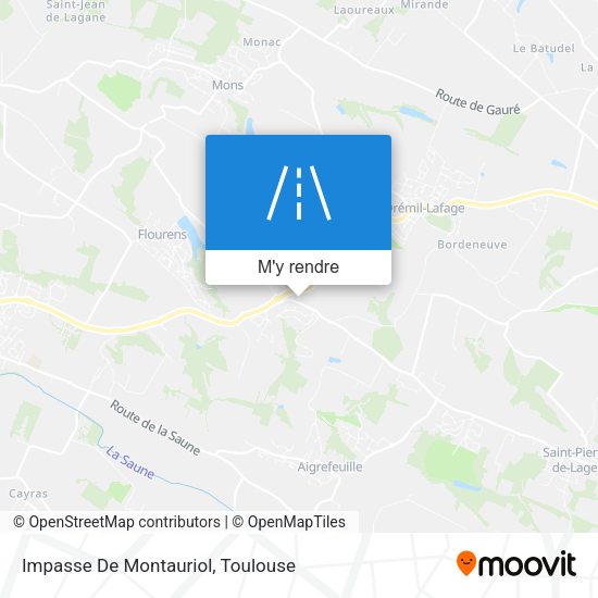 Impasse De Montauriol plan