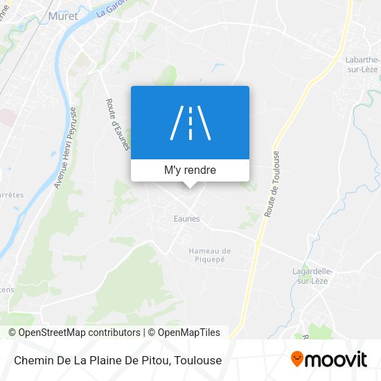 Chemin De La Plaine De Pitou plan