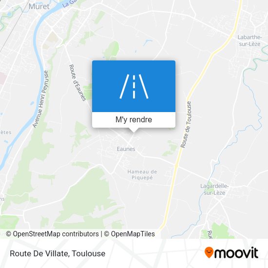 Route De Villate plan