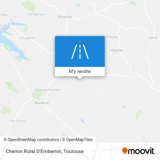 Chemin Rural D'Embernin plan