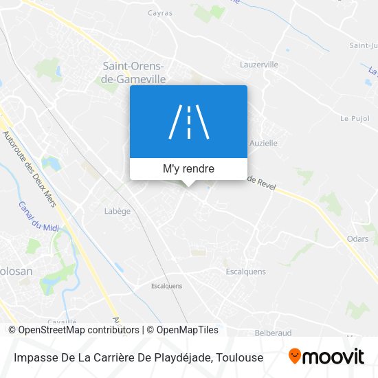Impasse De La Carrière De Playdéjade plan