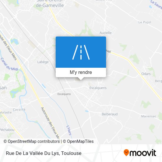 Rue De La Vallée Du Lys plan