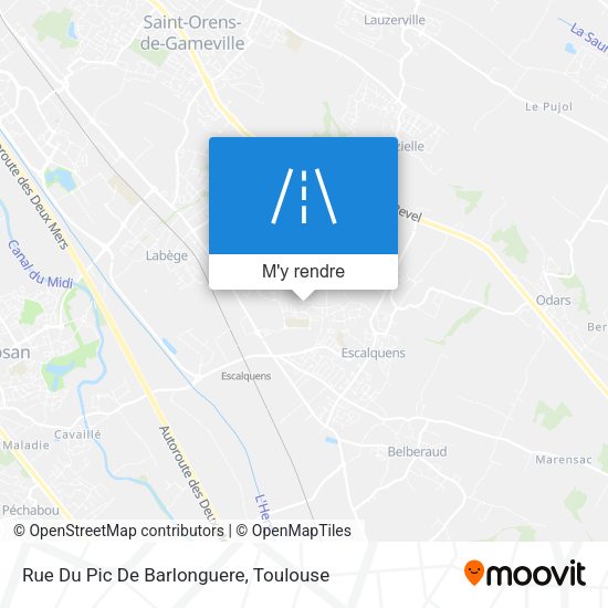 Rue Du Pic De Barlonguere plan