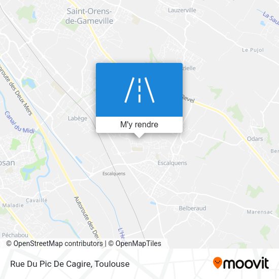 Rue Du Pic De Cagire plan