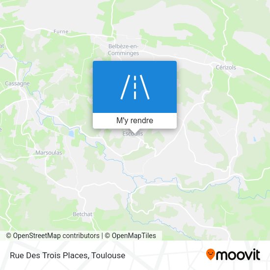 Rue Des Trois Places plan