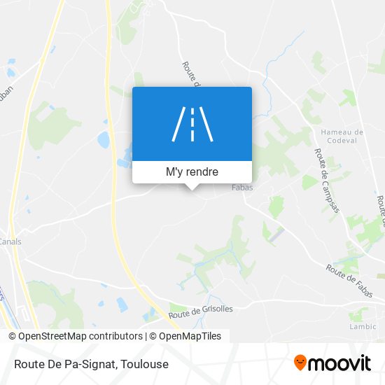 Route De Pa-Signat plan