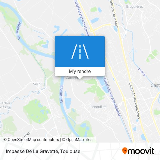 Impasse De La Gravette plan