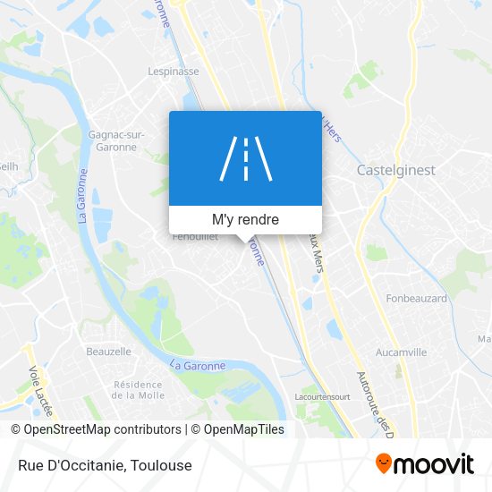 Rue D'Occitanie plan