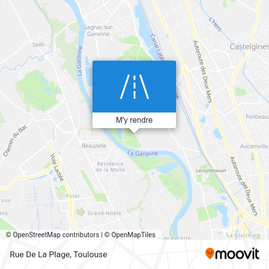 Rue De La Plage plan