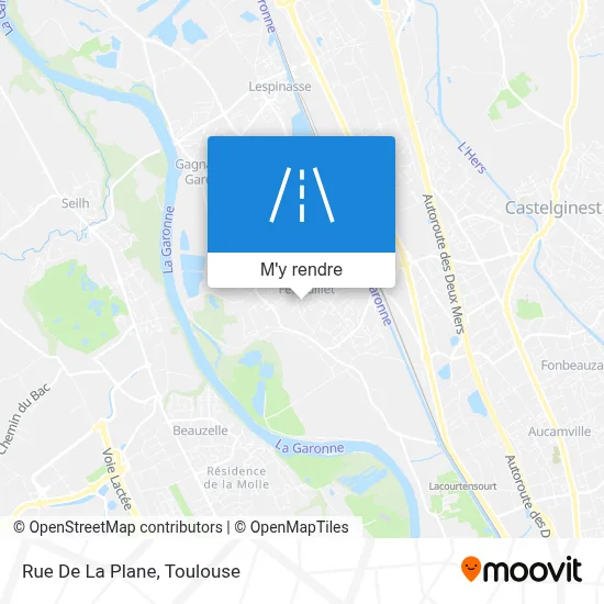 Rue De La Plane plan