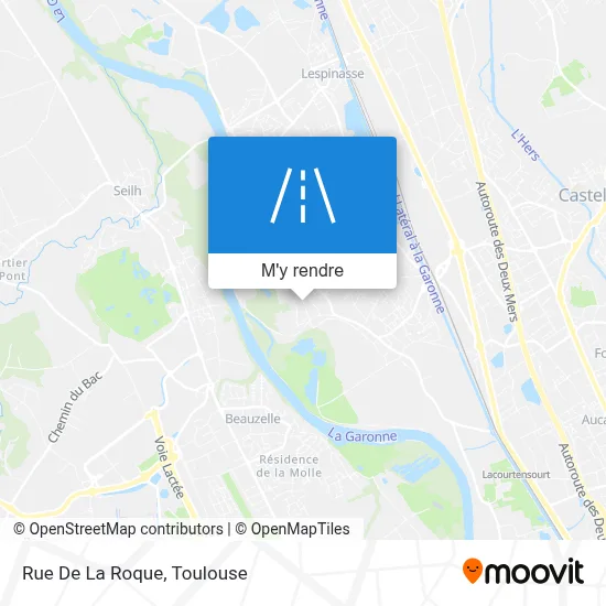 Rue De La Roque plan