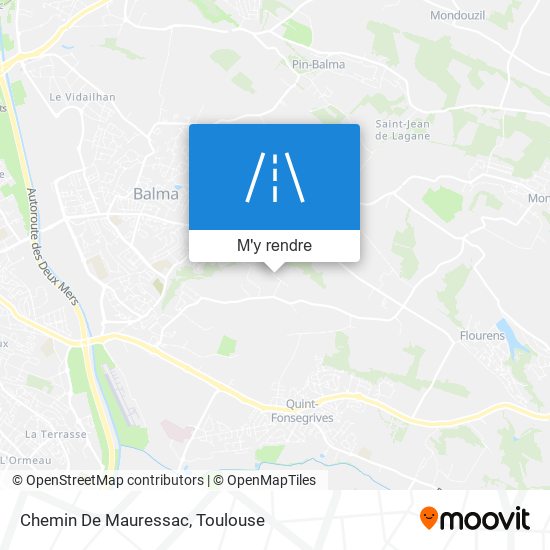 Chemin De Mauressac plan