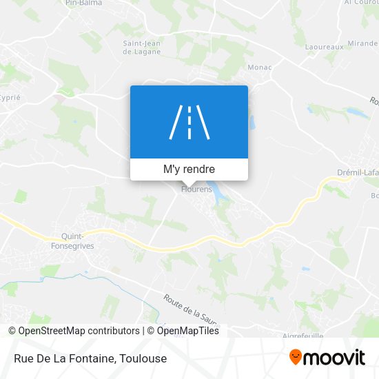 Rue De La Fontaine plan