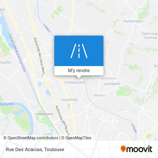 Rue Des Acacias plan