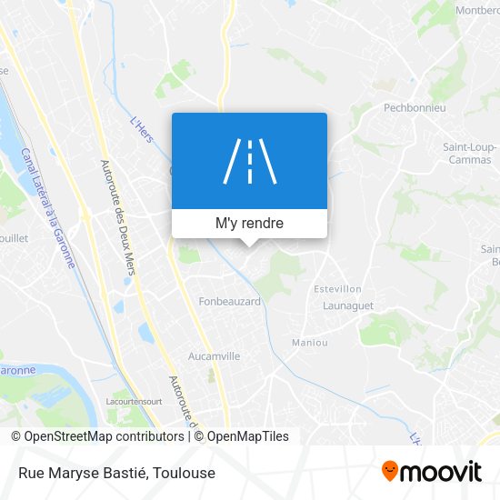 Rue Maryse Bastié plan