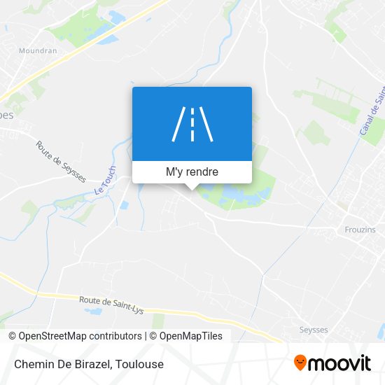 Chemin De Birazel plan