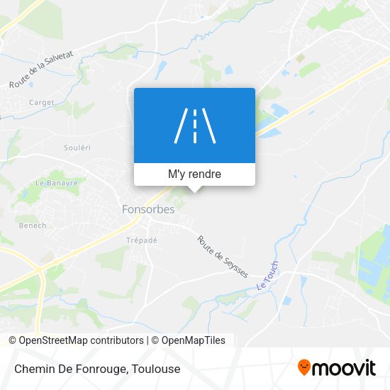 Chemin De Fonrouge plan