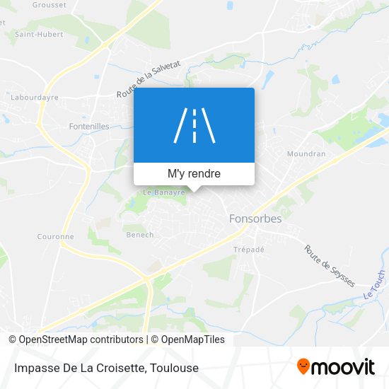 Impasse De La Croisette plan