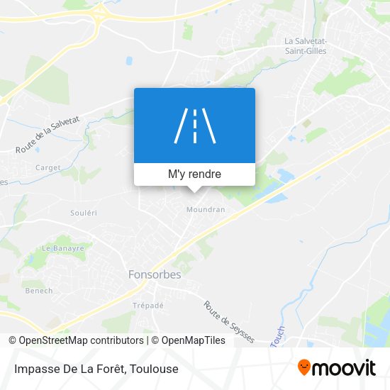Impasse De La Forêt plan