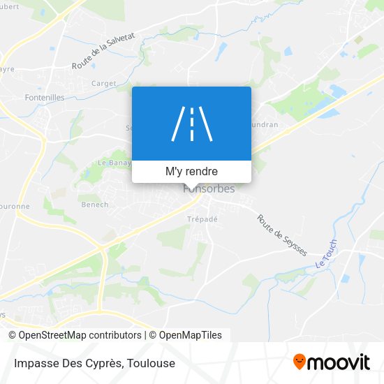 Impasse Des Cyprès plan