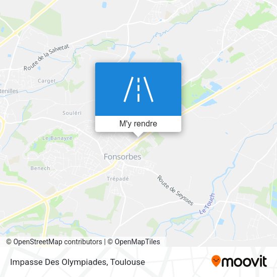 Impasse Des Olympiades plan