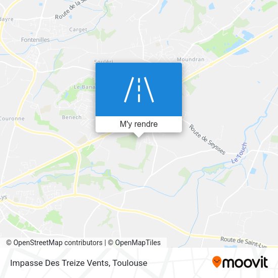 Impasse Des Treize Vents plan