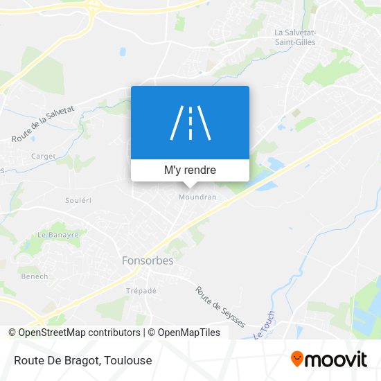 Route De Bragot plan