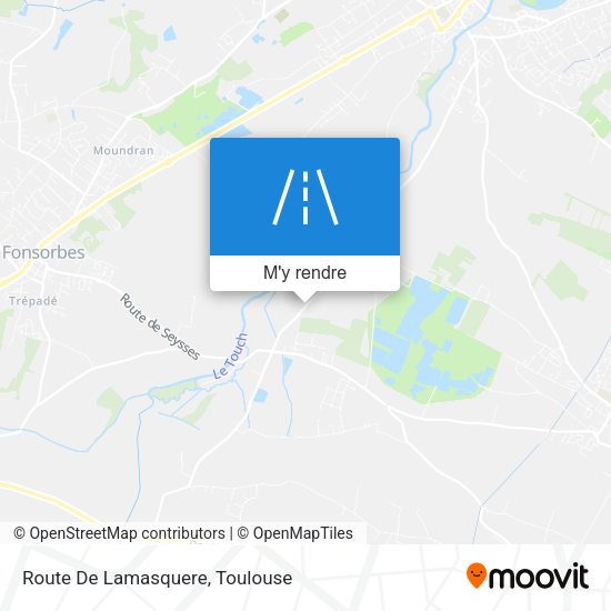 Route De Lamasquere plan