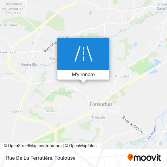 Rue De La Ferratière plan