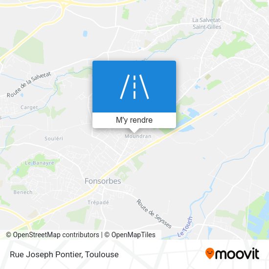 Rue Joseph Pontier plan