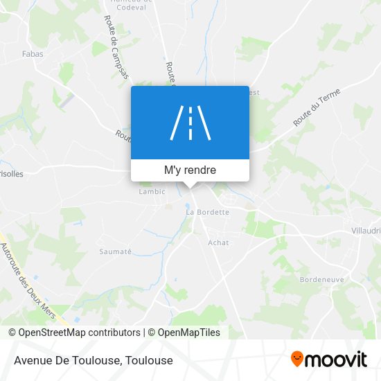 Avenue De Toulouse plan