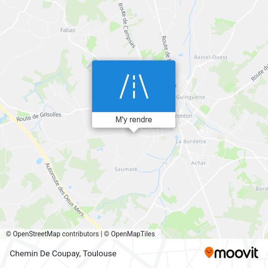Chemin De Coupay plan