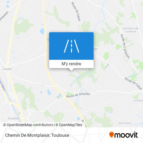 Chemin De Montplaisir plan