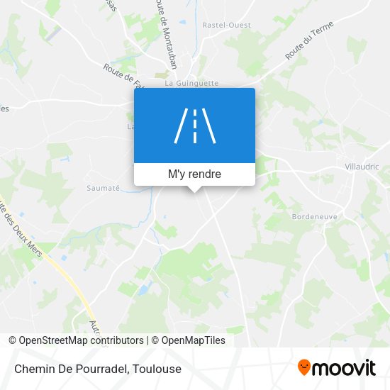 Chemin De Pourradel plan