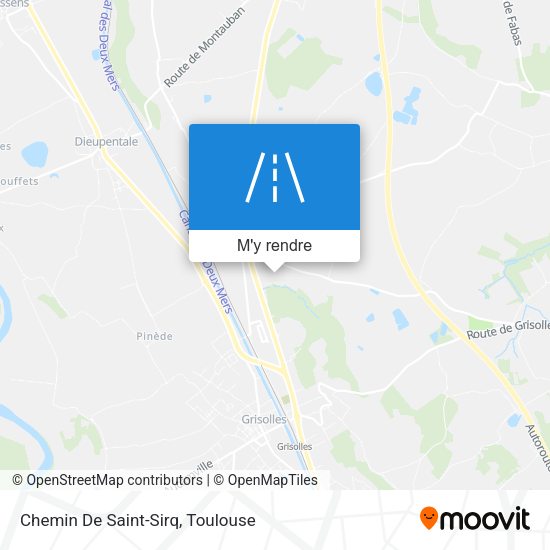 Chemin De Saint-Sirq plan