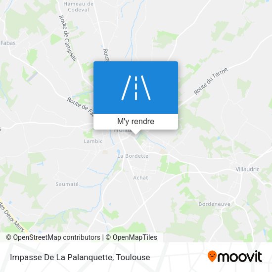 Impasse De La Palanquette plan