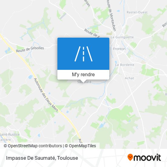 Impasse De Saumaté plan