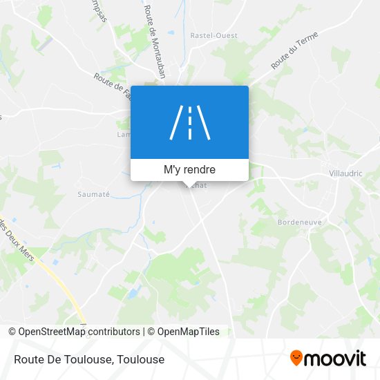 Route De Toulouse plan