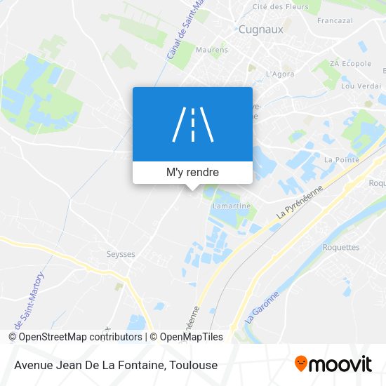 Avenue Jean De La Fontaine plan