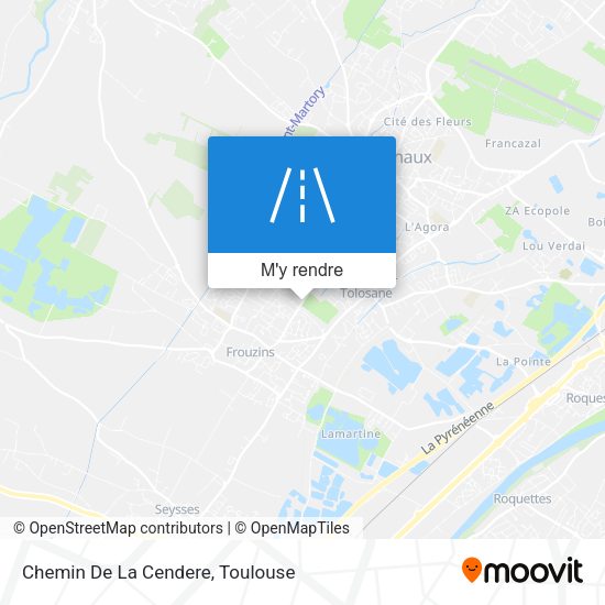 Chemin De La Cendere plan