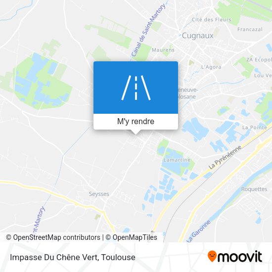 Impasse Du Chêne Vert plan
