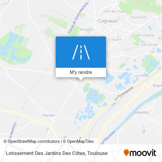 Lotissement Des Jardins Des Côtes plan