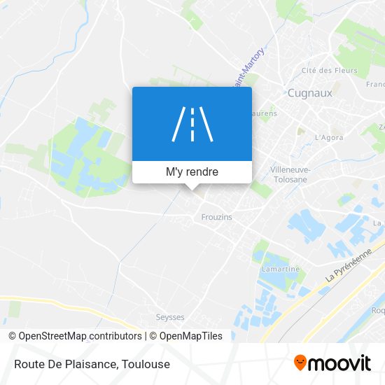 Route De Plaisance plan