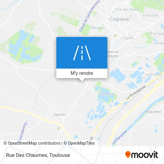 Rue Des Chaumes plan